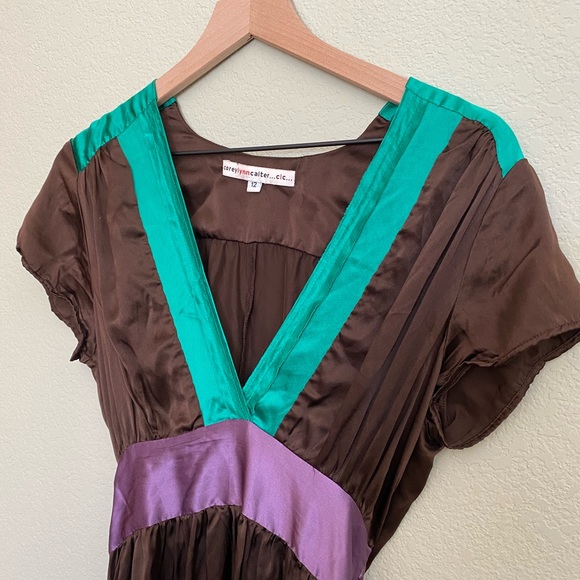 Corey Lynn Calter/ Anthropologie Silk Dress - Picture 3 of 4